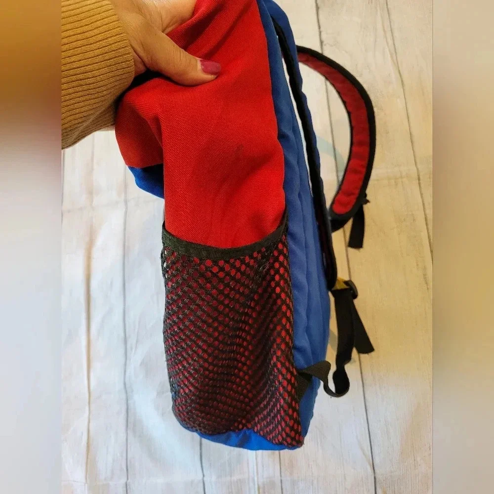 Ultimate Trail Pals Vintage Retro 1990's Outdoor Backpack Blue Red ☆Rare☆